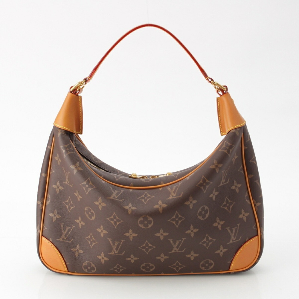 Louis Vuitton Spring Summer Calfskin Monogram Boulogne Hobo Shoulder Bag Brown - Picture 4 of 6